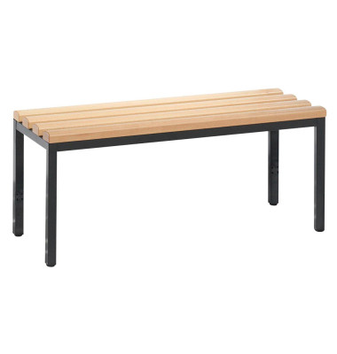 Garderobenbank Basic 8050-000, Holz, 100cm, freistehend, buche/anthrazit