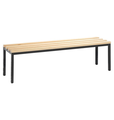 Garderobenbank Basic 8051-000, Holz, 150cm, freistehend, buche/anthrazit