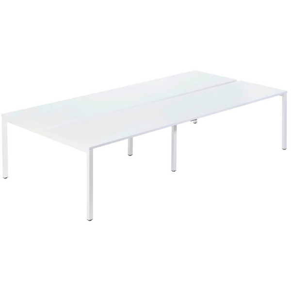 3660141254938 - Doppelschreibtisch easyDesk B4P80X1601313 75cm (H) 320cmx166cm (BxT) rechteckig weiß   Weiß 3660141254938 PAPERFLOW