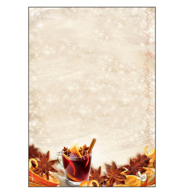 Motiv-Weihnachtsbriefpapier Christmas Flavour DP139 A4 90g 