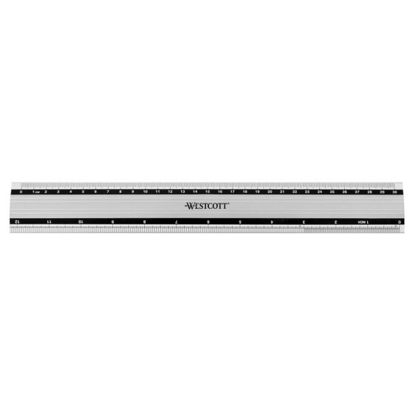 4027521513617 - Alu-Lineal E-1019100 silber 30cm 4027521513617 Westcott