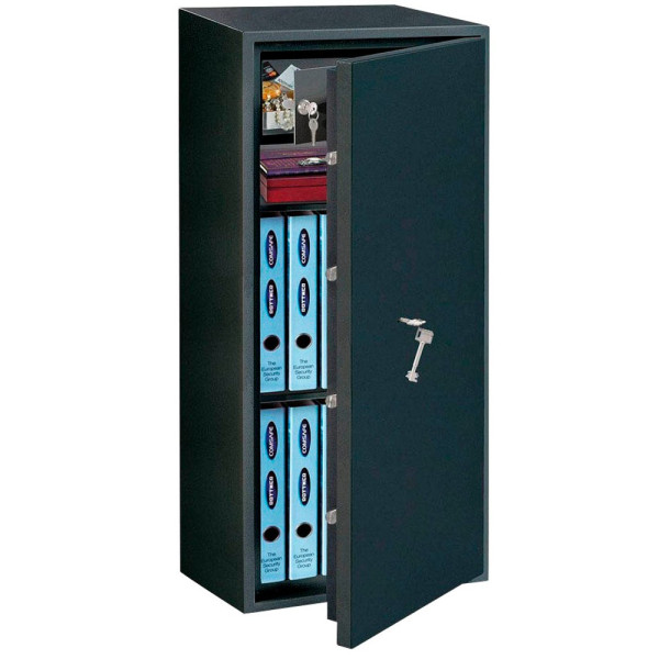 9006072090520 - Tresor T05805 PowerSafe 1000 IT 70kg anthrazit mit Doppelbartschloss Stahlblech verzinkt 9006072090520 ROTTNER