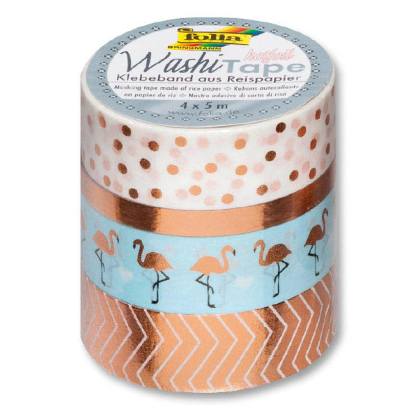 4001868089684 - Washi Tape HOTFOIL Deko-Klebeband 4001868089684 folia 26415 4 Rolle