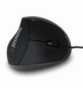 Vertikalmaus EV Vertical Mouse USB JI-CS-01, 5 Tasten, mit Kabel, USB-Kabel, Rechtshänder, ergonomisch, optisch, schwarz