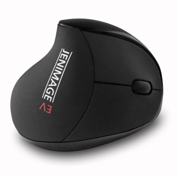 4048695100304 - Vertikalmaus EV Vertical Mouse Wireless JI-CW-01 5 Tasten kabellos USB-Funk Rechtshänder ergonomisch optisch schwarz