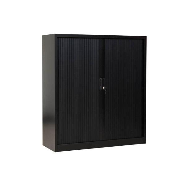 4260090178041 - Rollladenschrank schwarz 2 Fachböden 1200 x 460 x 1350 cm