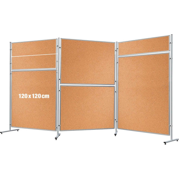 4016946196512 - Stellwand ECO doppelseitig braun 1200 x 1200 cm 4016946196512 FRANKEN EL-UTK120