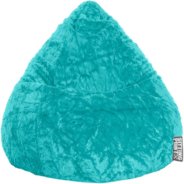 4005380317058 - Beanbag Fluffy XL Sitzsack blau 4005380317058 SITTING POINT