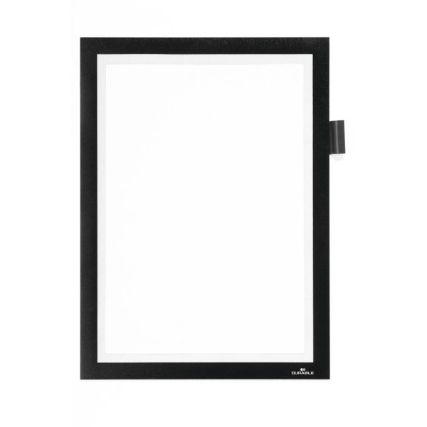 4005546989679 - Magnetrahmen magnetic note magnetic note din A4 Polyethylen Polypropylen schwarz - Durable