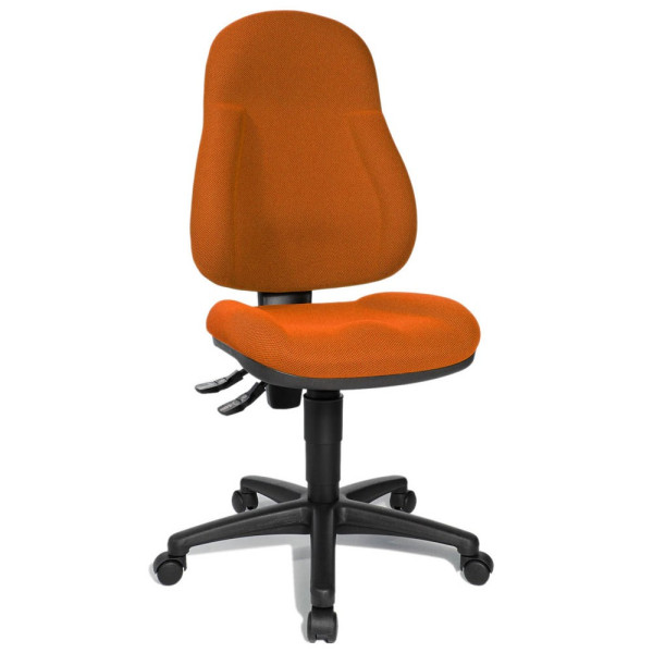 4014296160627 - Bürostuhl Wellpoint 10 8050 BC4 Stoff orange Gestell schwarz