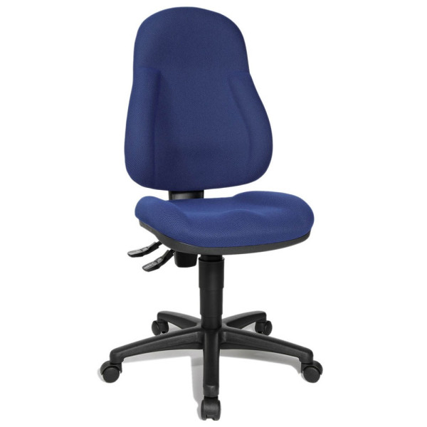 4014296114392 - Bürostuhl Wellpoint 10 8050 BC6 Stoff blau Gestell schwarz