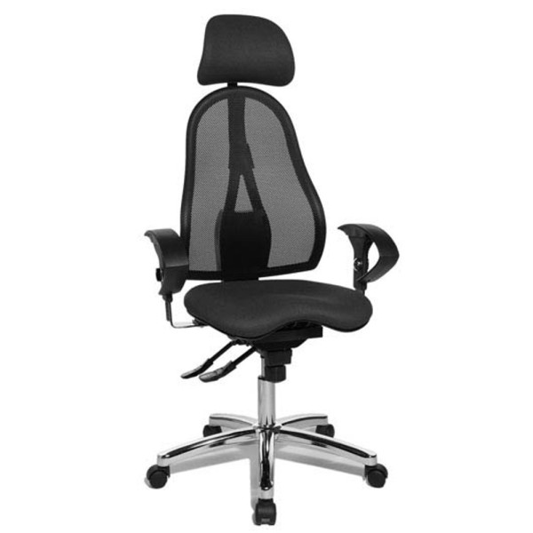 4014296233987 - Bürostuhl Sitness 45 ST99U L52X anthrazit schwarz chrom Stoff