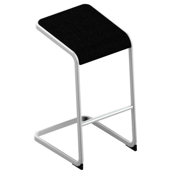 8056457078545 - Hocker OCSTOA01 36SK C-STOOL schwarz bis 110kg 8056457078545 Quadrifoglio