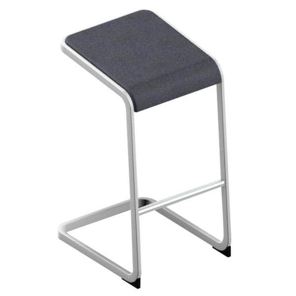 8056457078422 - Hocker OCSTOA01 2JUX C-STOOL anthrazit bis 110kg 8056457078422 Quadrifoglio