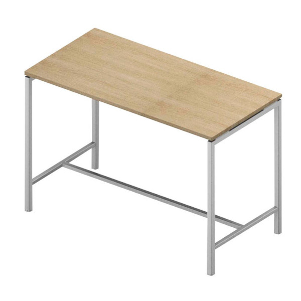 8056039558922 - Konferenztisch Creo CRTR0160 3D6W 107cm (H) 160cmx80cm (BxT) rechteckig eiche   Weiß 8056039558922 Quadrifoglio