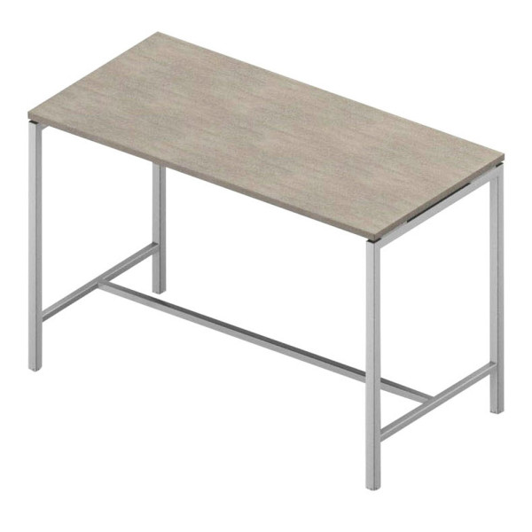 8056039558977 - Konferenztisch Creo CRTR0160 3H5O 107cm (H) 160cmx80cm (BxT) rechteckig beton   Weiß 8056039558977 Quadrifoglio