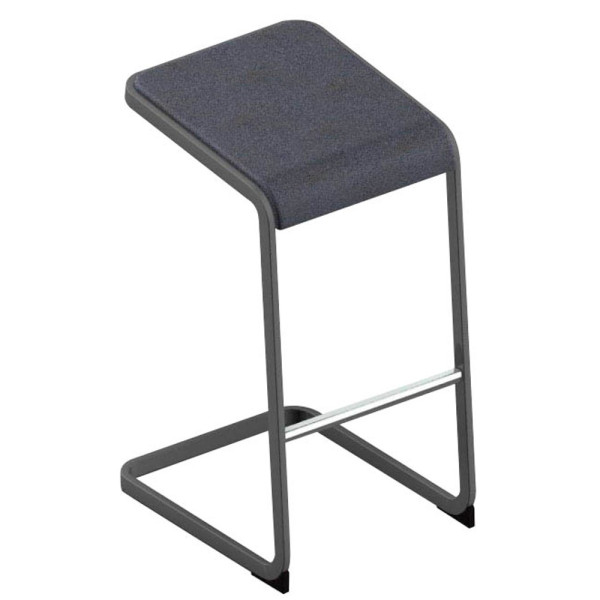 8056457078408 - Hocker OCSTOA01 2HAG C-STOOL anthrazit bis 110kg 8056457078408 Quadrifoglio