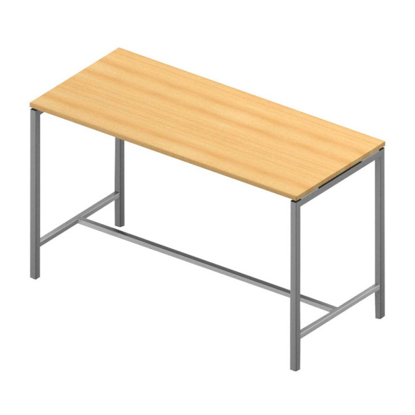 8056039559165 - Stehtisch Creo buche rechteckig 4-Fuß-Gestell alu 1800 x 800 x 1070 cm