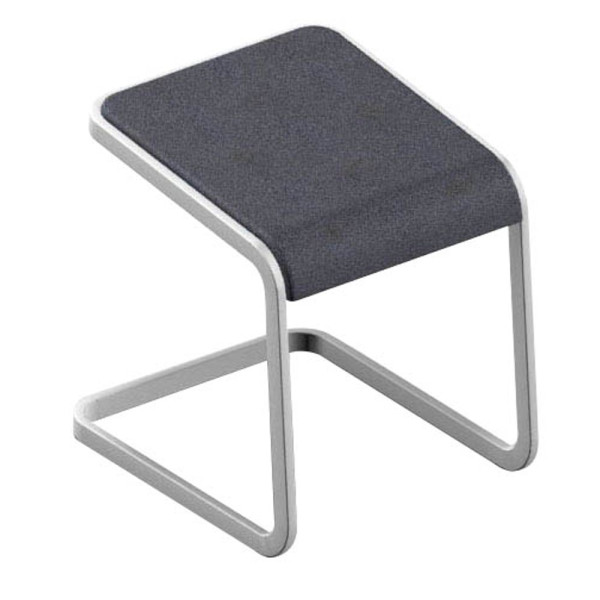 8056457078644 - Hocker OCSTOB01 2JUX C-STOOL anthrazit bis 110kg 8056457078644 Quadrifoglio