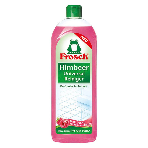 4001499947537 - Universal-Reiniger Frosch f Böden und Oberflächen mit Himbeerduft Altplastik-Flasche 750 ml