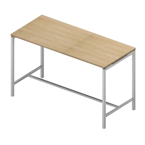 8056039559158 - Stehtisch Creo ulme rechteckig 4-Fuß-Gestell weiß 1800 x 800 x 1070 cm