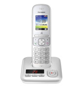 Panasonic KX-TGH720GG Schnurlostelefon mit Anrufbeantworter silber