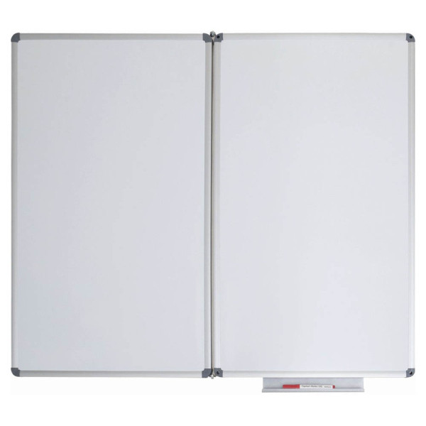 4002390076470 - Whiteboard-Klapptafel MAULstandard grau kunststoffbeschichtet magnethaftend 1 Flügel B 600 x H 1000 mm