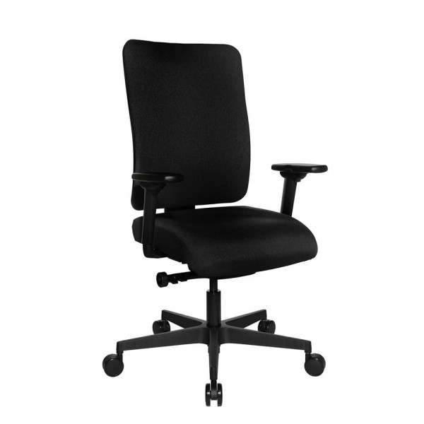 4014296751511 - Bürostuhl Sitness Open X (P) Deluxe mit Schiebesitz OX60WTW2 T20 Stoff schwarz Gestell schwarz