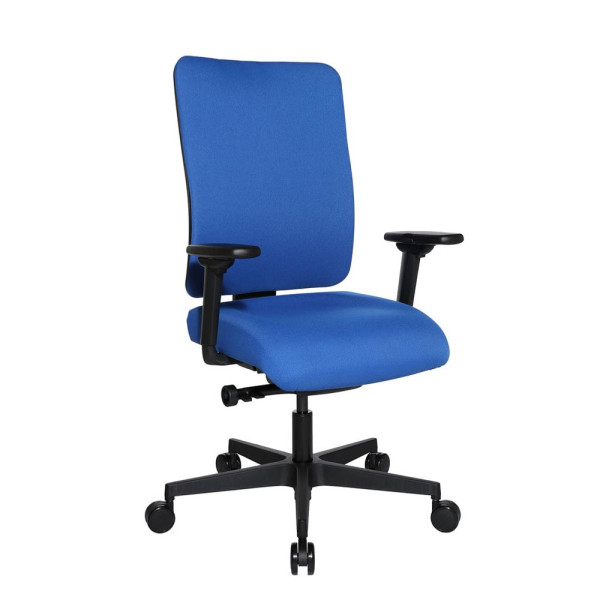 4014296751672 - Bürostuhl Sitness Open X (P) Deluxe mit Schiebesitz OX60WTW2 T26 Stoff blau Gestell schwarz