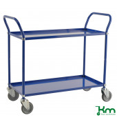 Etagenwagen blau bis 250 kg 4 Lenkrollen 1080x480x940mm KM3105