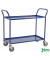 Etagenwagen blau bis 250 kg 4 Lenkrollen 1080x480x940mm KM3105