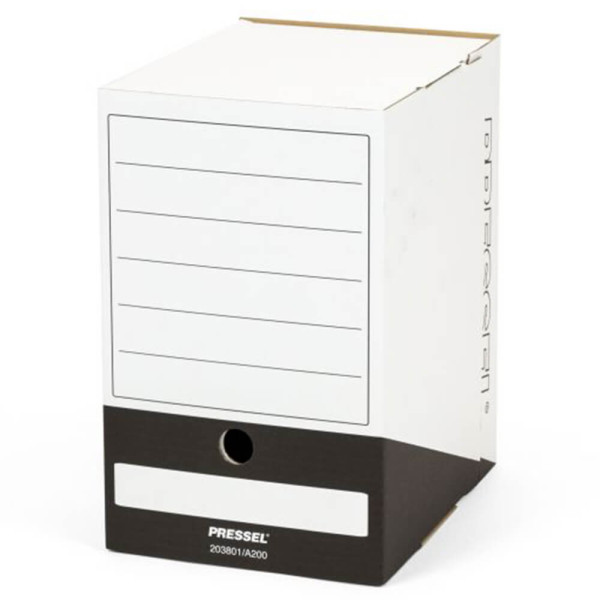 9008522012342 - Archivbox A200 Steckverschluss A4 20x26x32cm weiß 20 Stüc