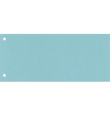 Trennstreifen 121000650 blau 160g gelocht 22,5x10,5cm 