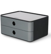 Schubladenbox Smart-Box Allison 1120-19 DarkGrey/GraniteGrey 2 Schubladen geschlossen
