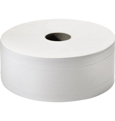 Toilettenpapier T1 Jumbo 064020, 2-lagig, naturweiß, 30m/Rolle,