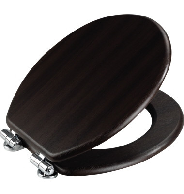 Toilettensitz Wenge 37 x 43 cm (B x H) MDF dunkelbraun