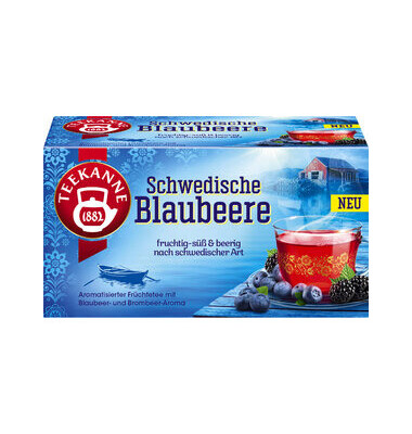 20 Blaubeere Teekanne Bürobedarf Tee - Thüringen Schwedische Btl./Pack. Länder