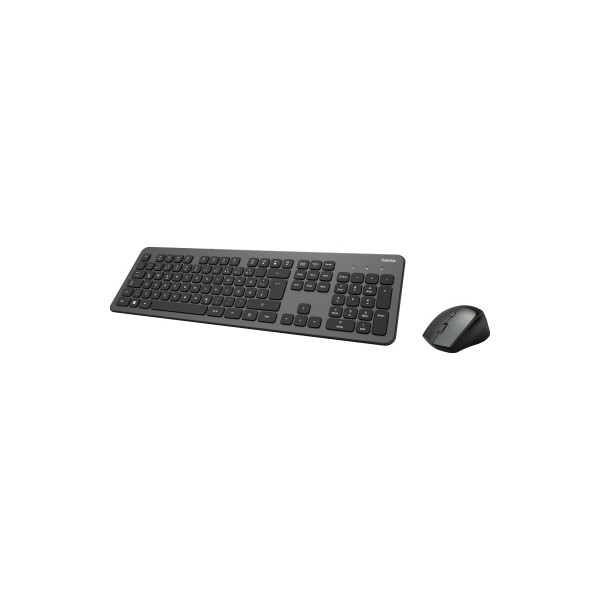 4047443420428 - KMW700 Funk Tastatur Maus-Set Ergonomisch Deutsch QWERTZ Windows® Anthrazit Schwarz