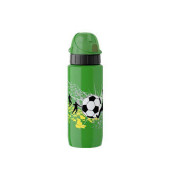 Isolier-Trinkflasche Drink2Go LIGHT STEEL Fußball weiß 0,6 l