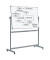 Stativdrehtafel-Whiteboard MAULpro, 6336784, 225x195x65cm (BxHxT), kunststoffbeschichtet, Aluminium