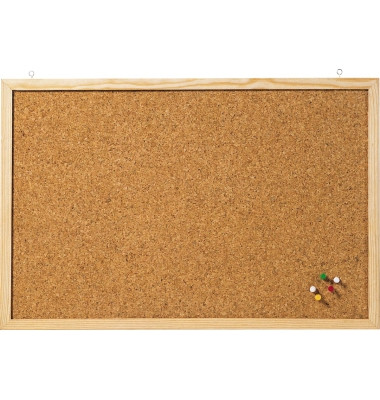 Pinnwand Memoboard, CC-KT8012E, 120x80cm, Holz