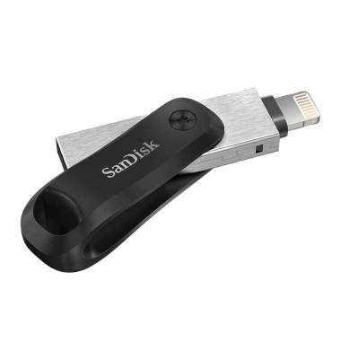 USB-Stick iXpand Go, USB A/Lightning, 256 GB, schwarz/silber