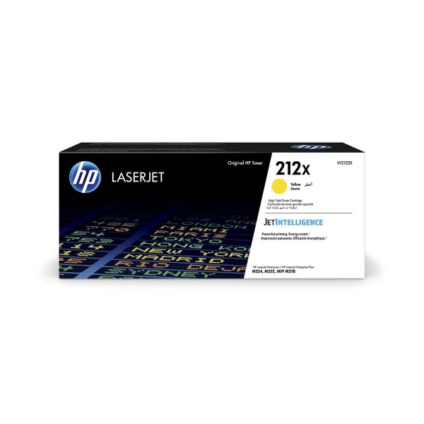 0194441428919 - Hewlett Packard - hp 212X High Yield Yellow Original LaserJet Toner Cartridge (W2122X)