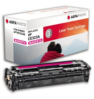 Toner APTHP323AE magenta 1300 Seiten kompatibel zu CE323A 128A