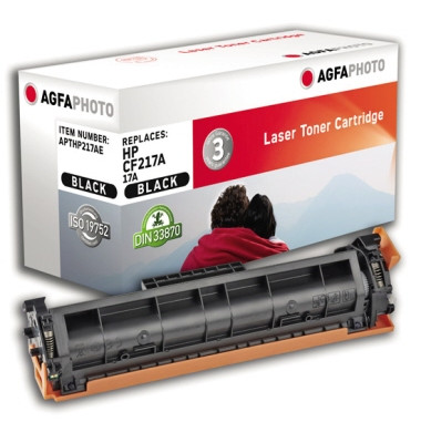 Toner APTHP217AE schwarz 1600 Seiten kompatibel zu CF217A 17A