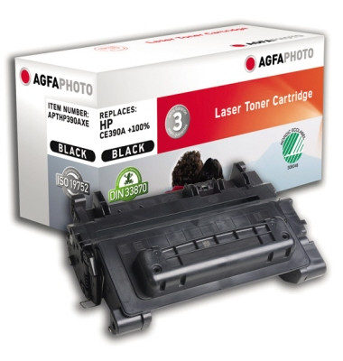 Toner APTHP390AXE schwarz 20000 Seiten kompatibel zu CE390A 90A schwarz