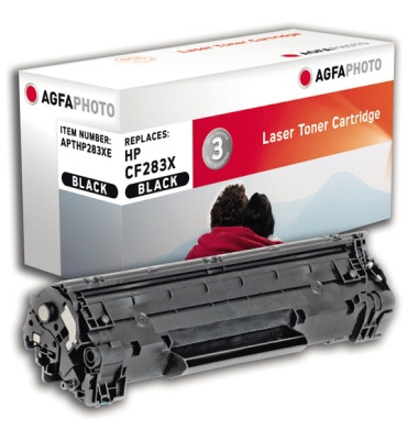 Toner APTHP283XE schwarz 2200 Seiten kompatibel zu CF283X 83X schwarz