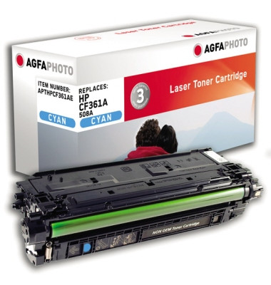 Toner APTHPCF361AE cyan 5000 Seiten kompatibel zu CF361A 508A