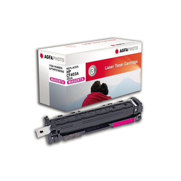 4250164851093 - AgfaPhoto - Magenta - kompatibel - Tonerpatrone (Alternative zu HP 201A HP CF403A) - für HP Color LaserJet Pro M252dn M252dw M252n MFP M274n MFP M277c6 MFP M277dw MFP M277n