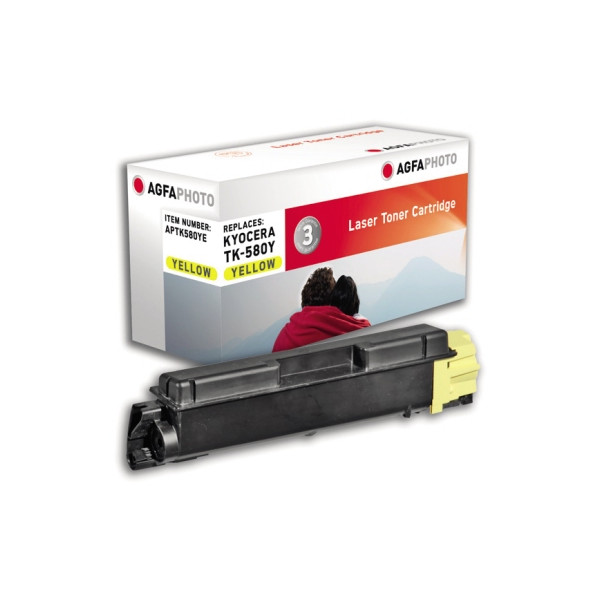 4250164831163 - Toner APTK580YE kompatibel zu Kyocera TK-580Y gelb